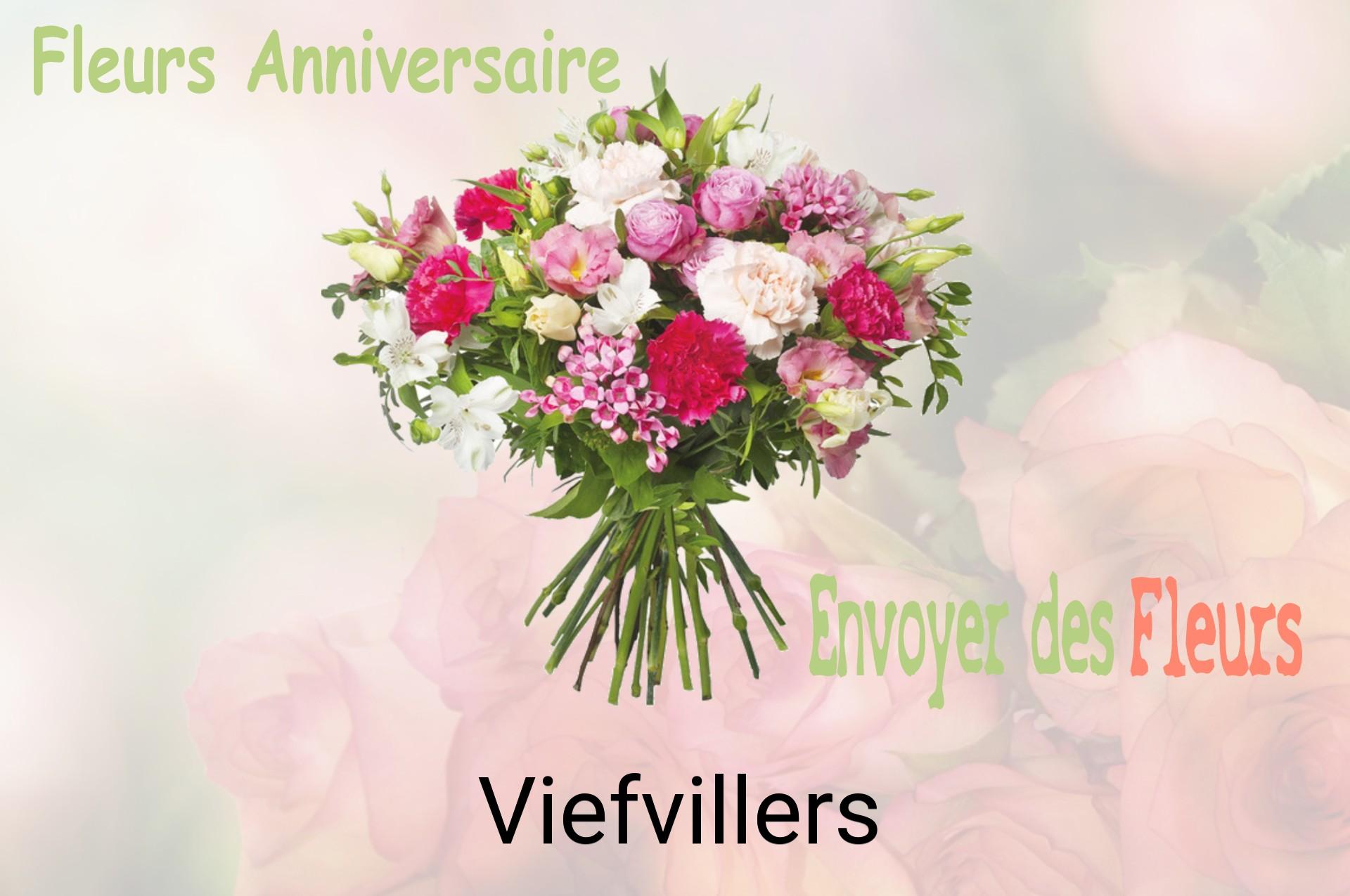 Bouquet de fleurs d’anniversaire livré à Viefvillers